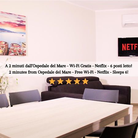 Appartement Ospedale Del Mare - Wi-Fi Gratis E Parcheggio Gratuito à Naples Extérieur photo